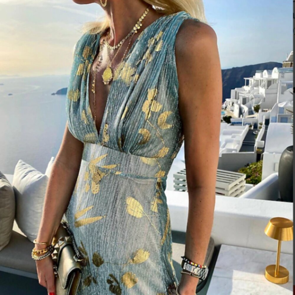 Shimmery, Summery, Maxi Dress